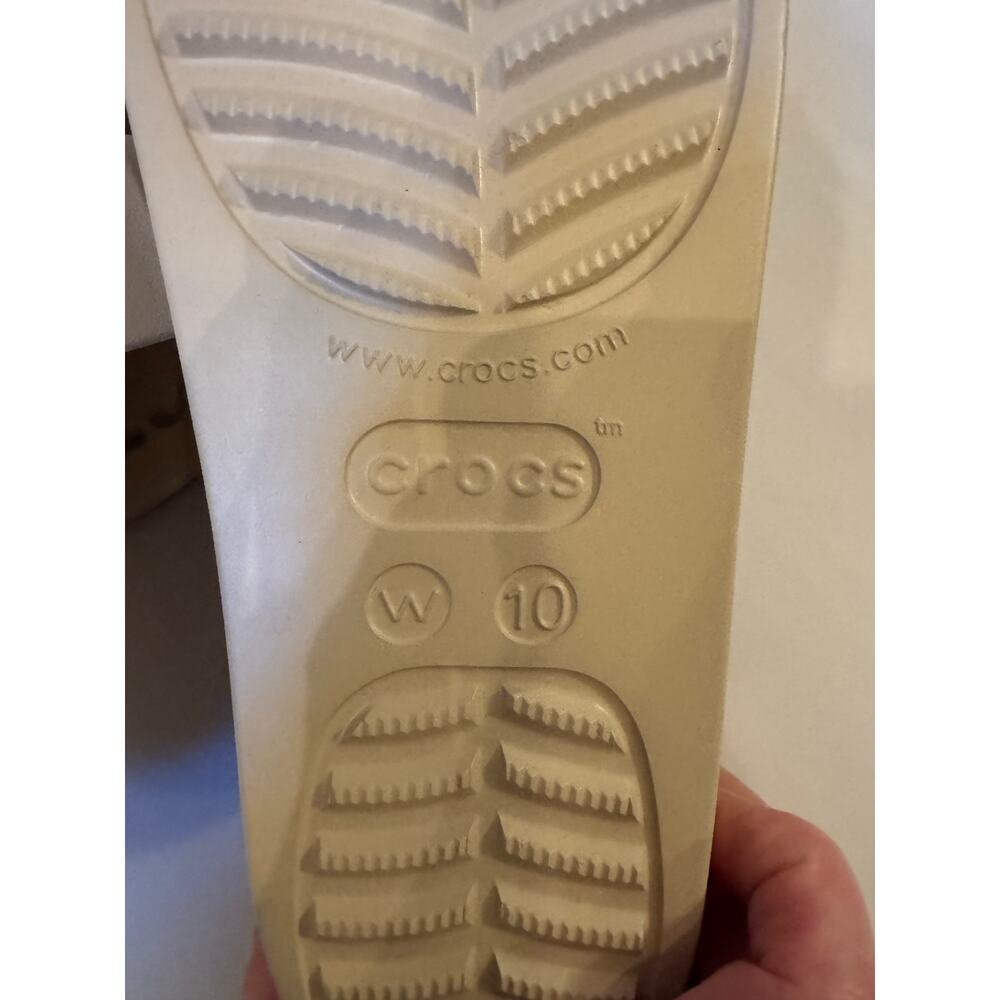 Crocs Baya Platform Slide Sandal - Women's Size 10 - Chai - Picture 5 of 5